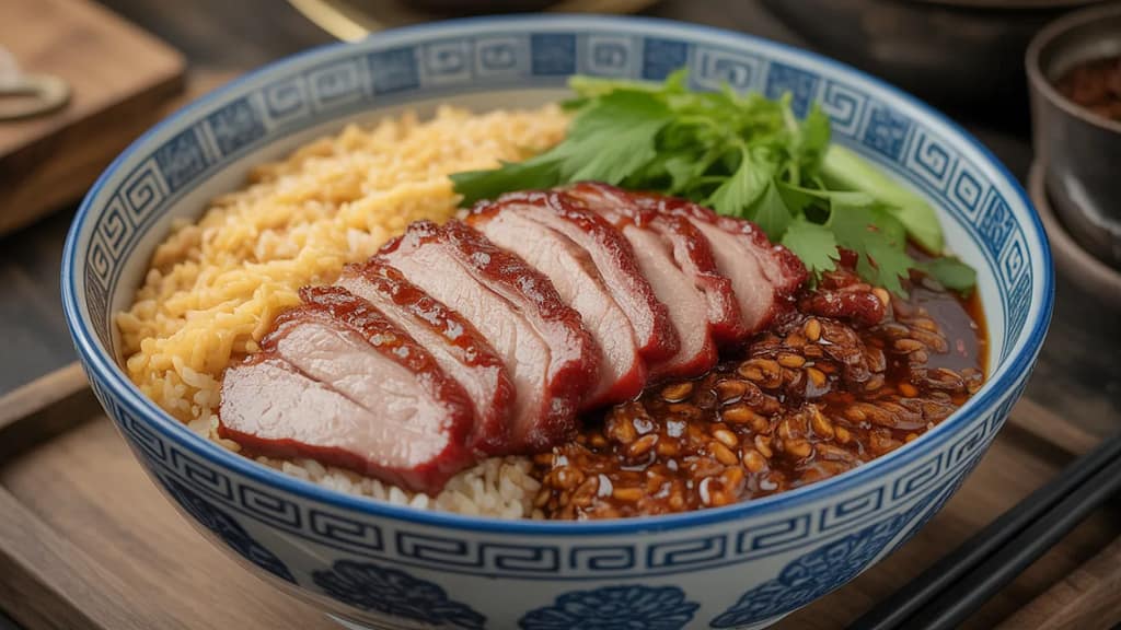 Best BBQ Pork Over Rice NYC lunch special
