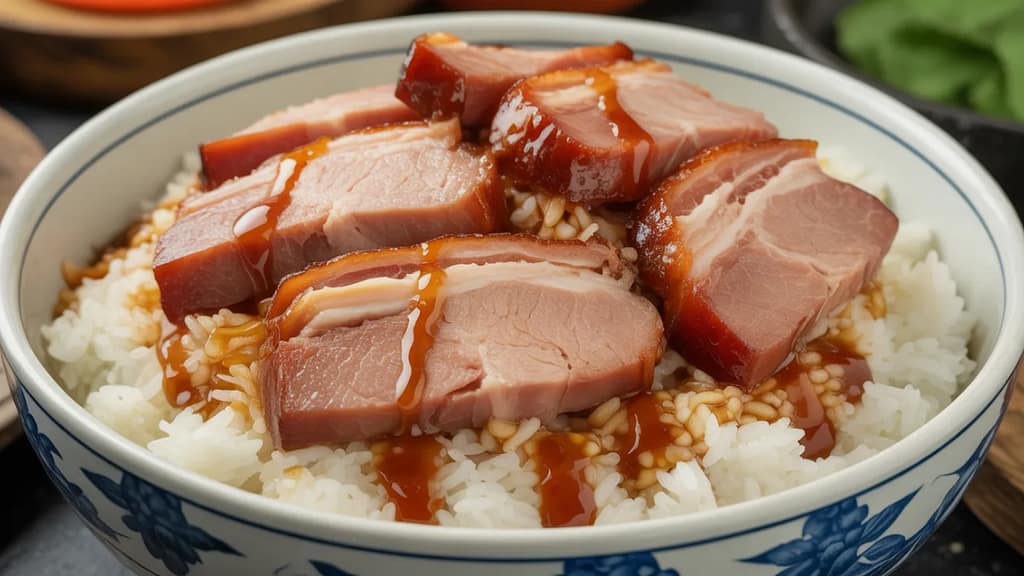 Cantonese BBQ pork over rice loved by NYC locals
