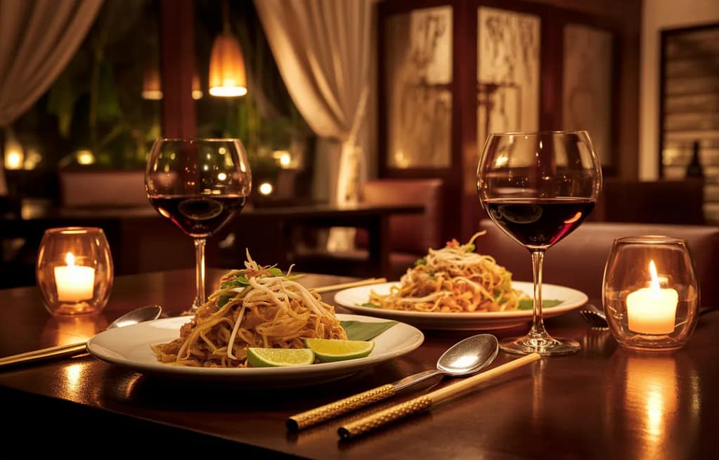 Best pad thai for dinner and date night in Manhattan NYC