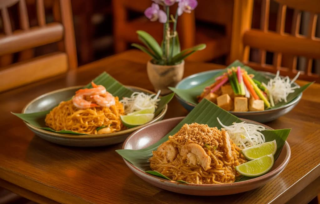 Top pad thai restaurants in Manhattan NYC with different pad thai dishes