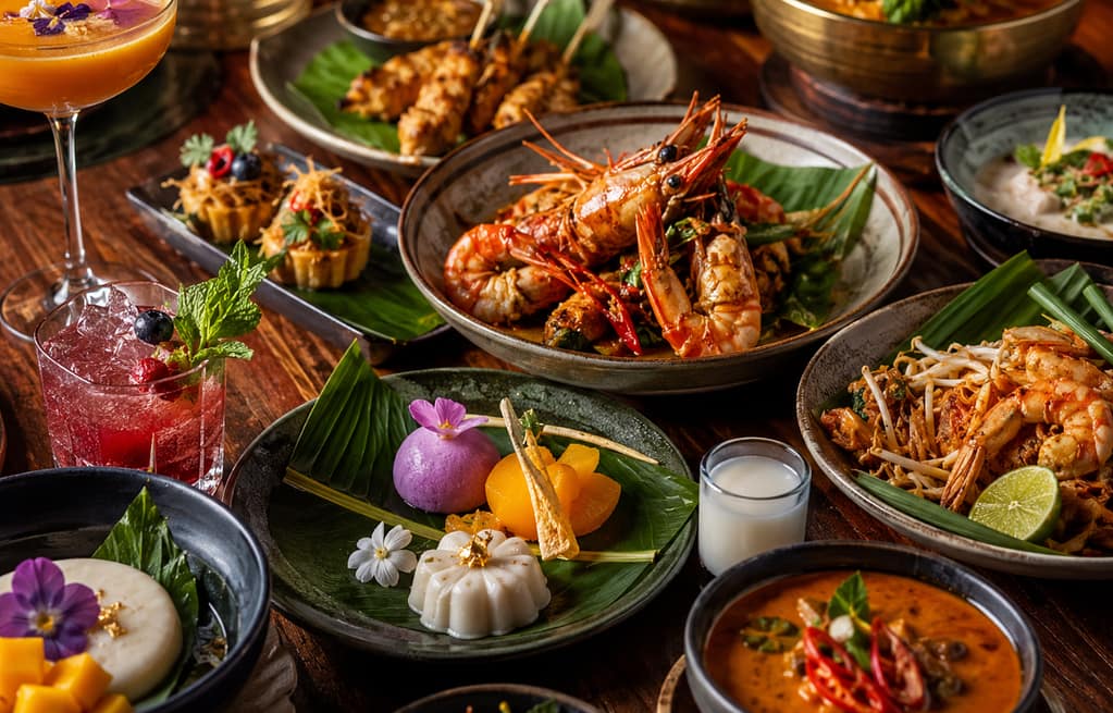 Thai private dining dishes in Midtown NYC