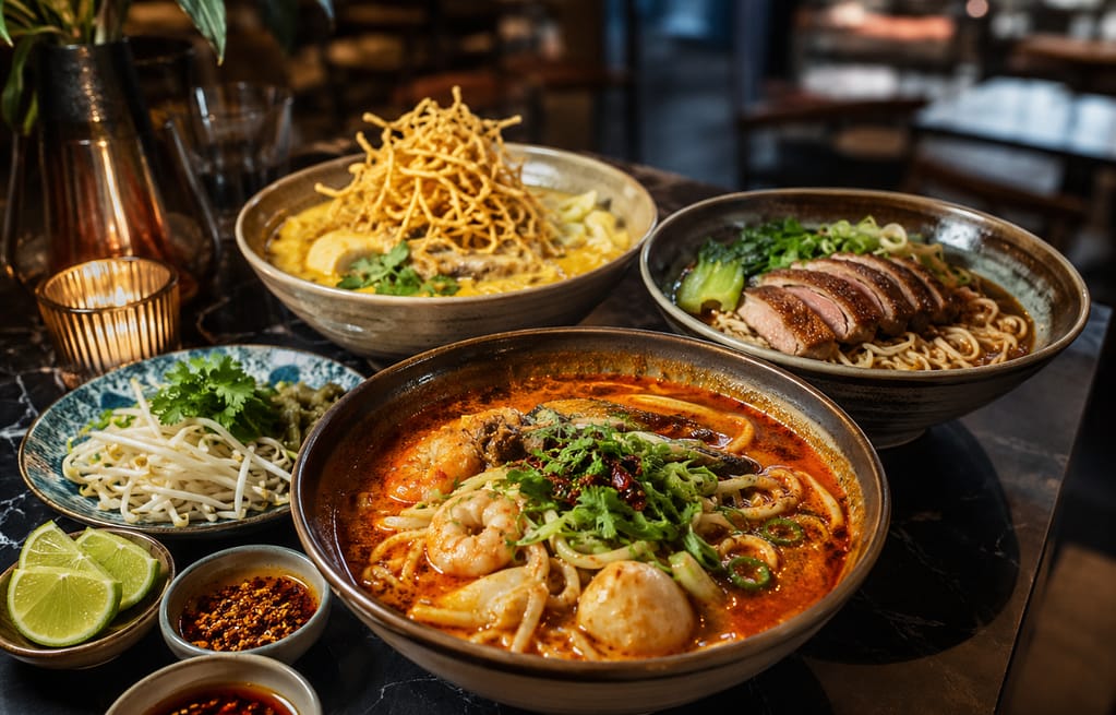 Best Thai noodle soup restaurants in NYC serving authentic Thai noodle bowls