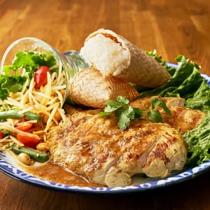 Grilled Chicken Lemongrass Over Ginger Rice