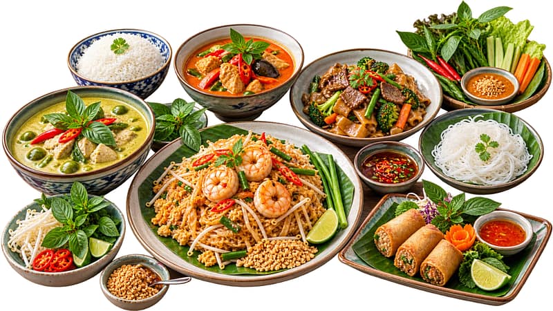 Thai food in Midtown East at ZoobZibThaiNYC