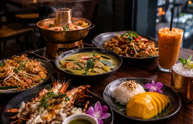 Best Thai restaurants in Hell’s Kitchen NYC featuring authentic Thai food near Times Square